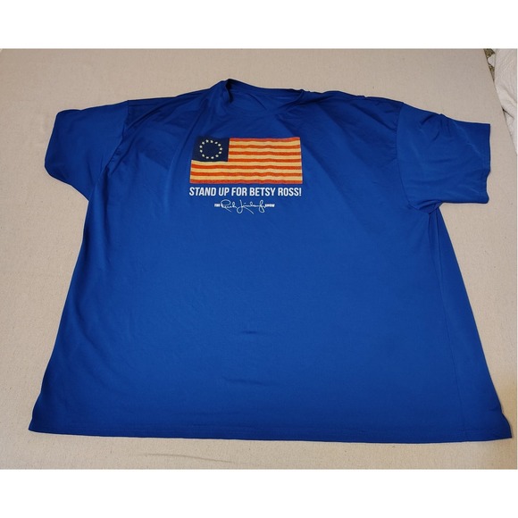 Other - Rush Limbaugh Show Stand Up For Betsy Ross Flag T Shirt Royal Blue 4XL‎ YY